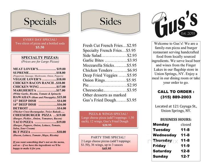 Gus's - Union Springs, NY