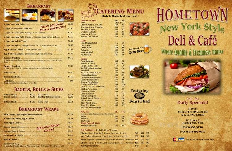 Hometown Deli & Pizzeria - Fishkill, NY