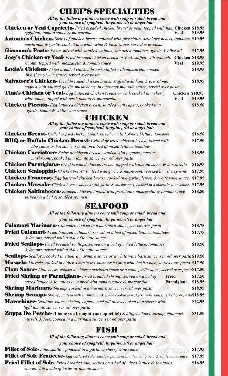 Tina's Restaurant & Pizzeria - Poughkeepsie, NY