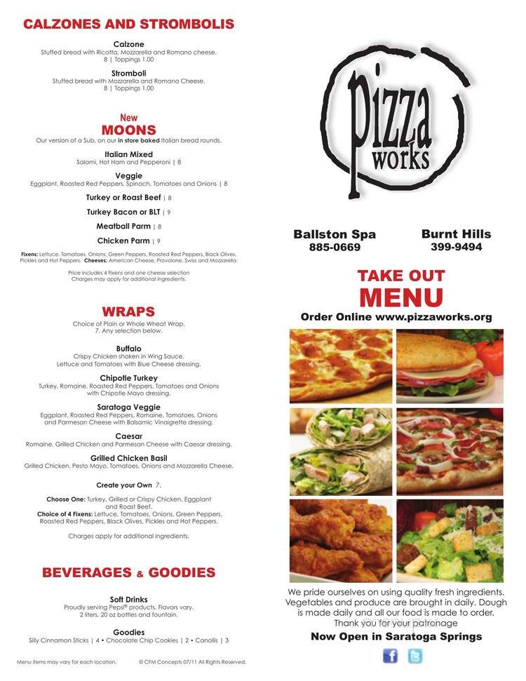 Pizza Works - Burnt Hills, NY