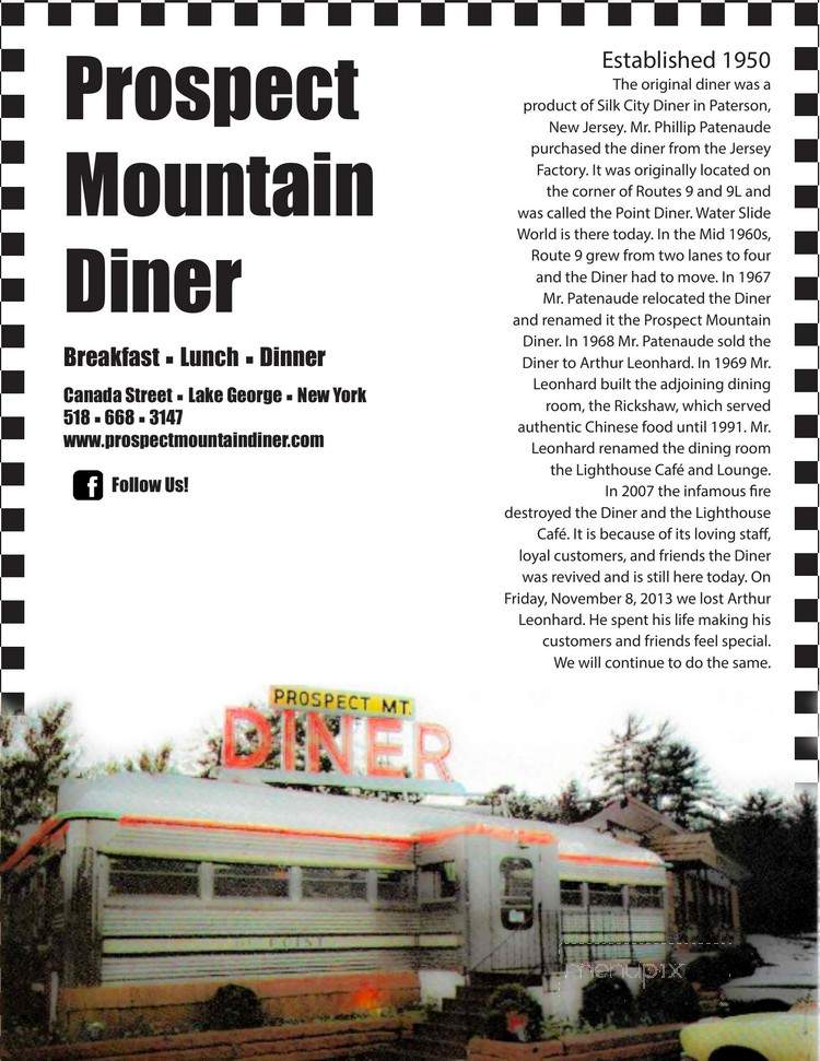 Prospect Diner - Lake George, NY