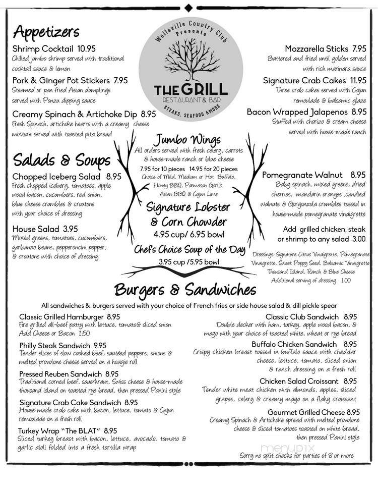 The Grill at Wellsville Country Club - Wellsville, NY