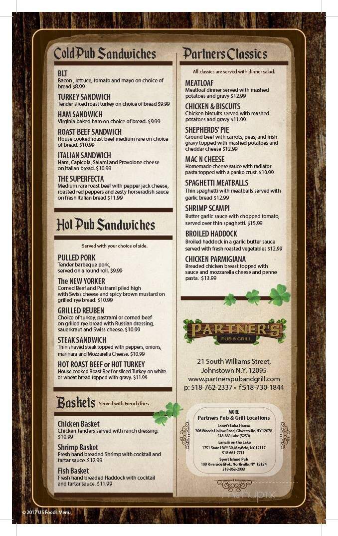 Partner's Pub - Johnstown, NY