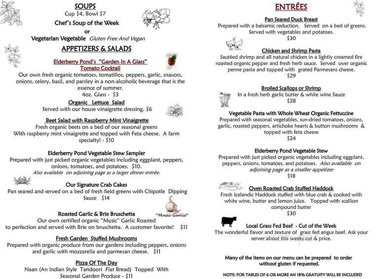 Elderberry Pond Restaurant - Auburn, NY