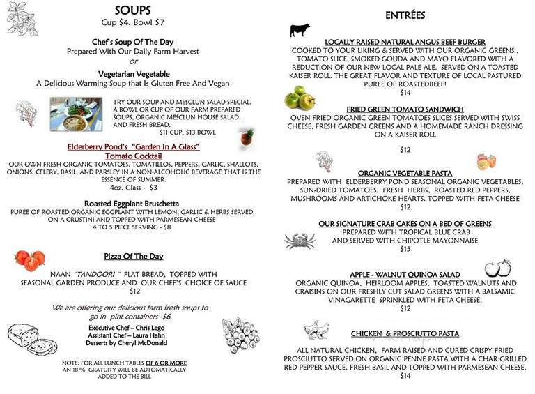 Elderberry Pond Restaurant - Auburn, NY