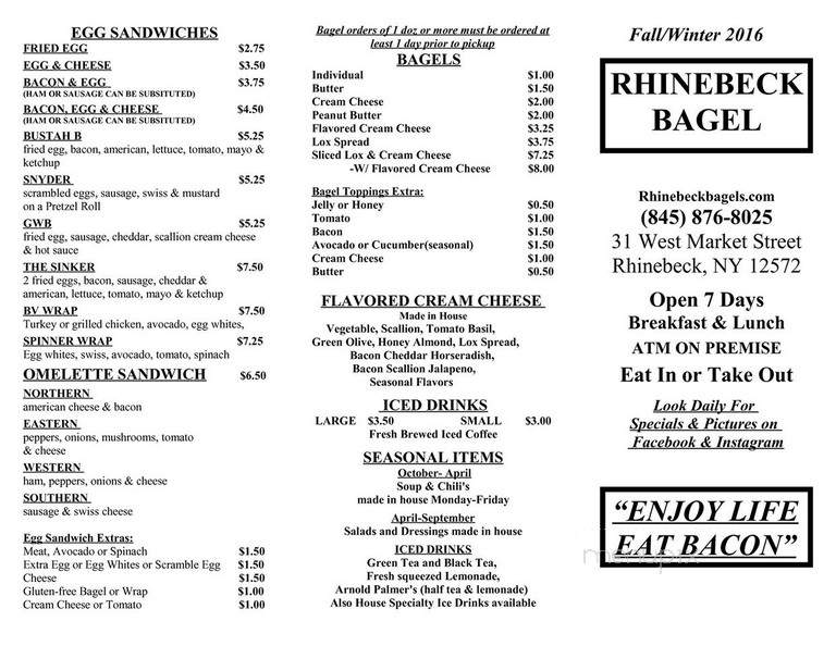 Rhinebeck Bagels & Cafe - Rhinebeck, NY