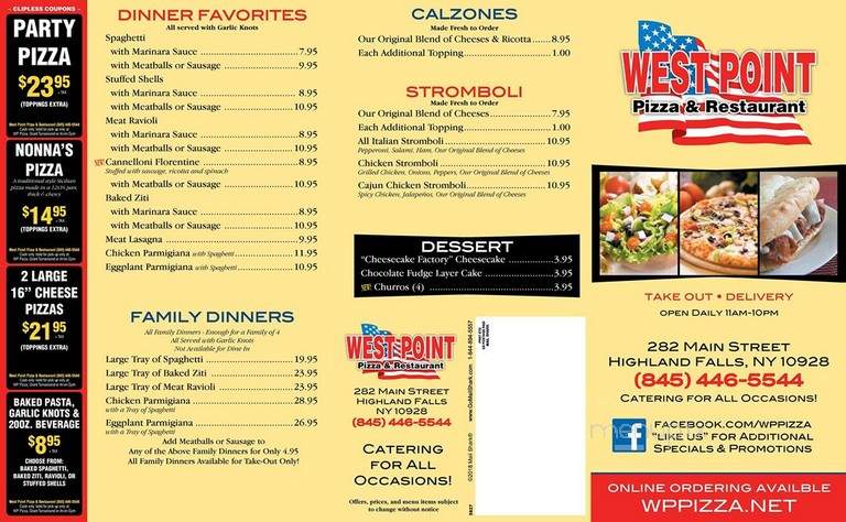 West Point Pizza & Restaurant - Highland Falls, NY