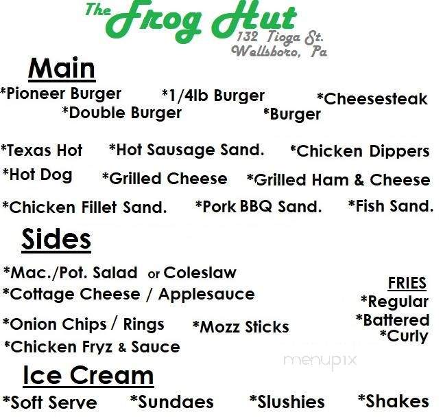 Frog Hut - Wellsboro, PA