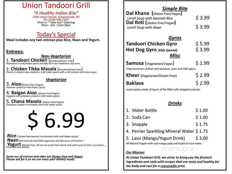 Union Tandoori Grill - Schenectady, NY