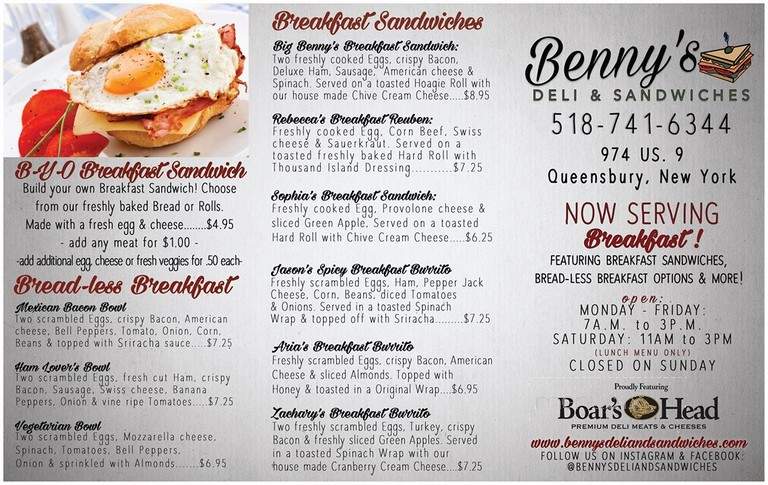 Benny's Deli and Sandwiches - Queensbury, NY