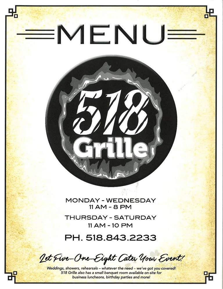 518 Grille - Amsterdam, NY