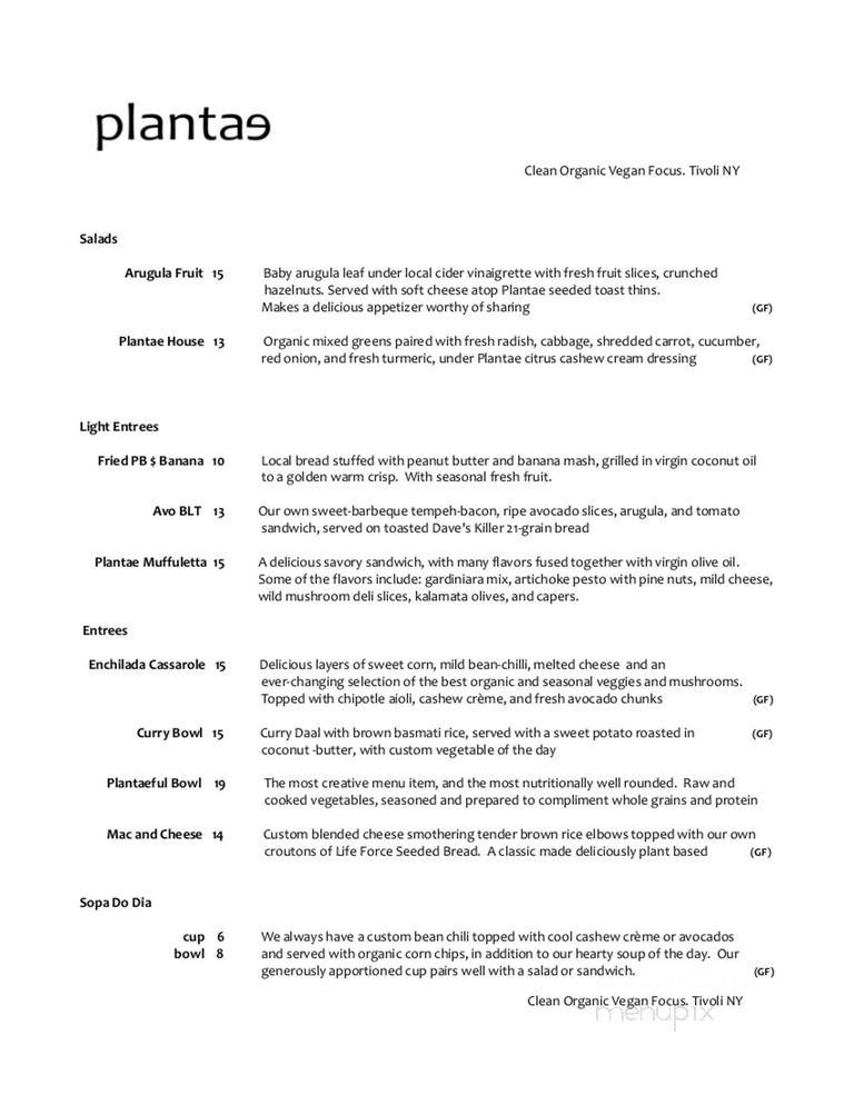 Plantae - Tivoli, NY