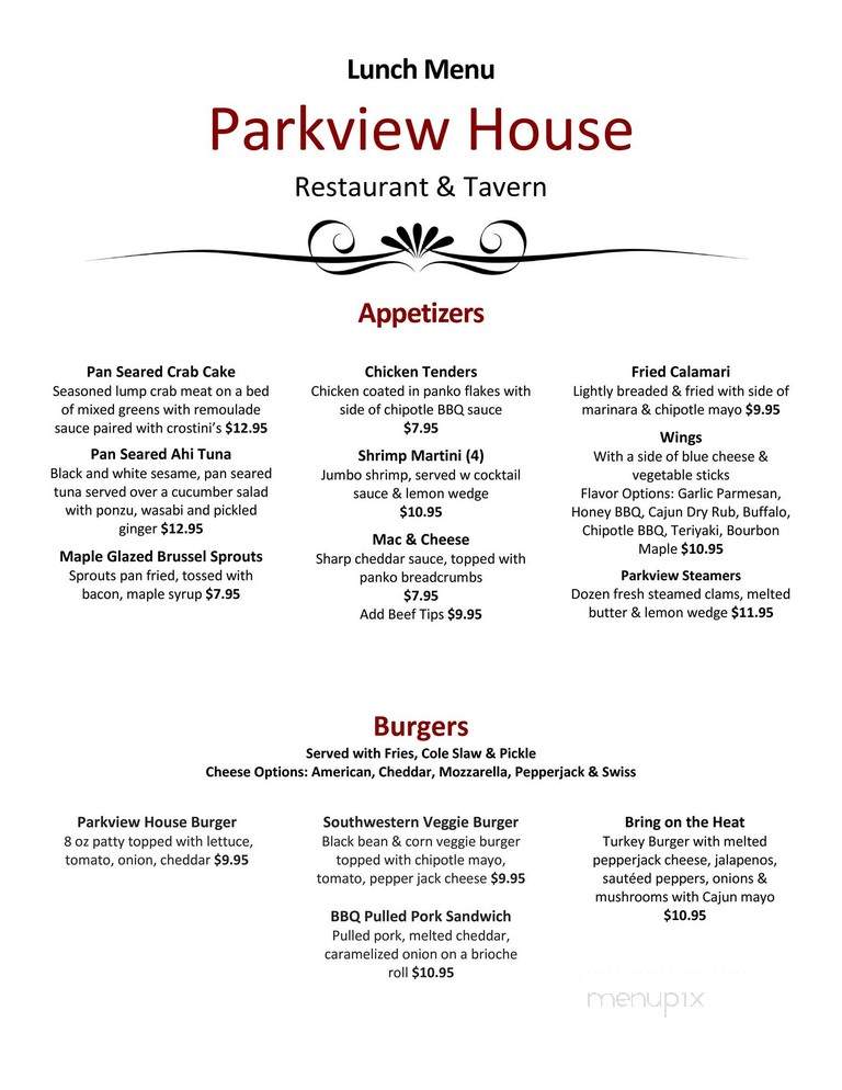 Parkview House Restaurant & Tavern - Wallkill, NY