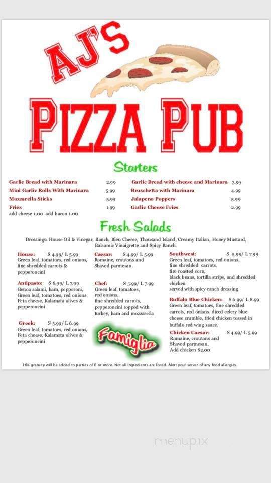 AJ's Pizza - Coxsackie, NY