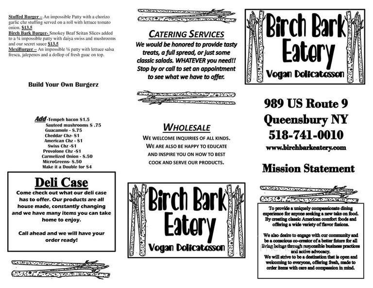 Birch Bark Eatery - Queensbury, NY