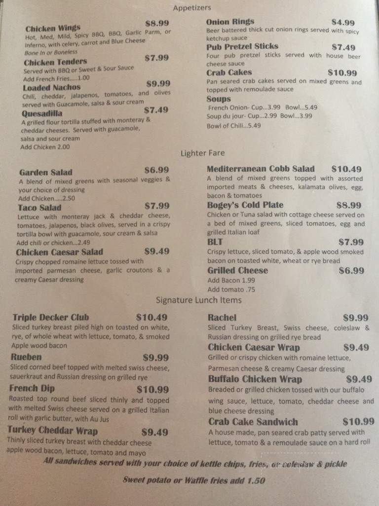 Bogey's Pub & Grill - Queensbury, NY