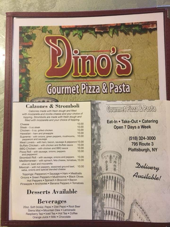 Dino's Pizza - Plattsburgh, NY