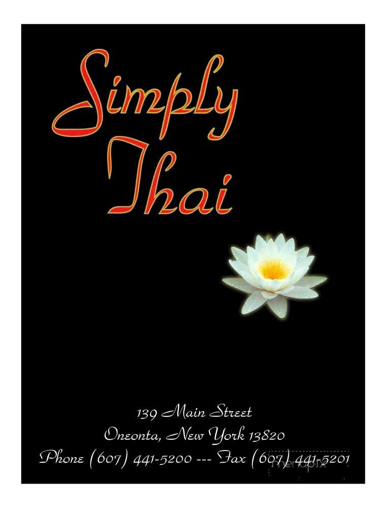 Simply Thai - Oneonta, NY