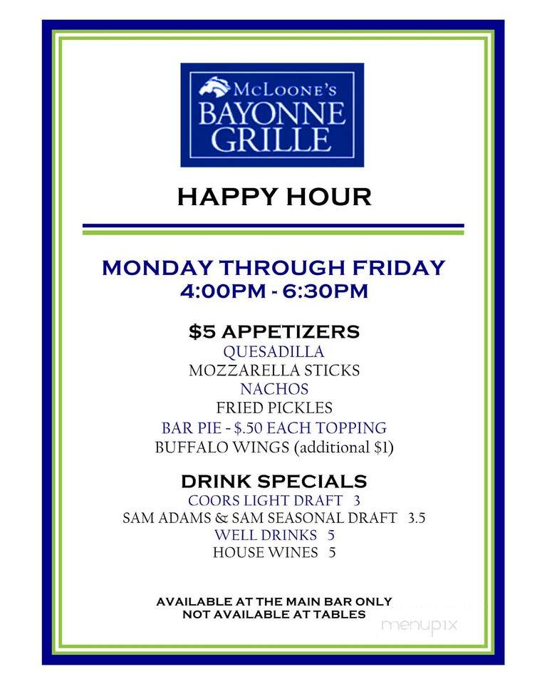 McLoone's Bayonne Grill - Bayonne, NJ