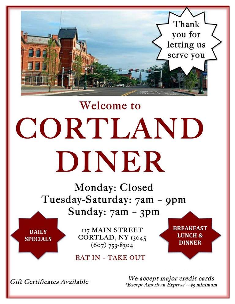 Cortland Diner - Cortland, NY