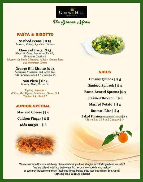 Orange Hill Global Bistro - Newburgh, NY