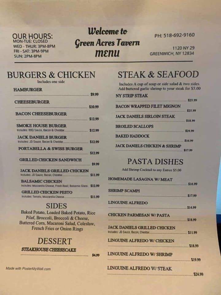 Green Acres Tavern - Greenwich, NY