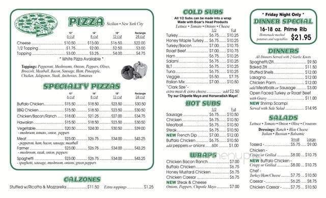 Clarks Pizzeria - Cambridge, NY