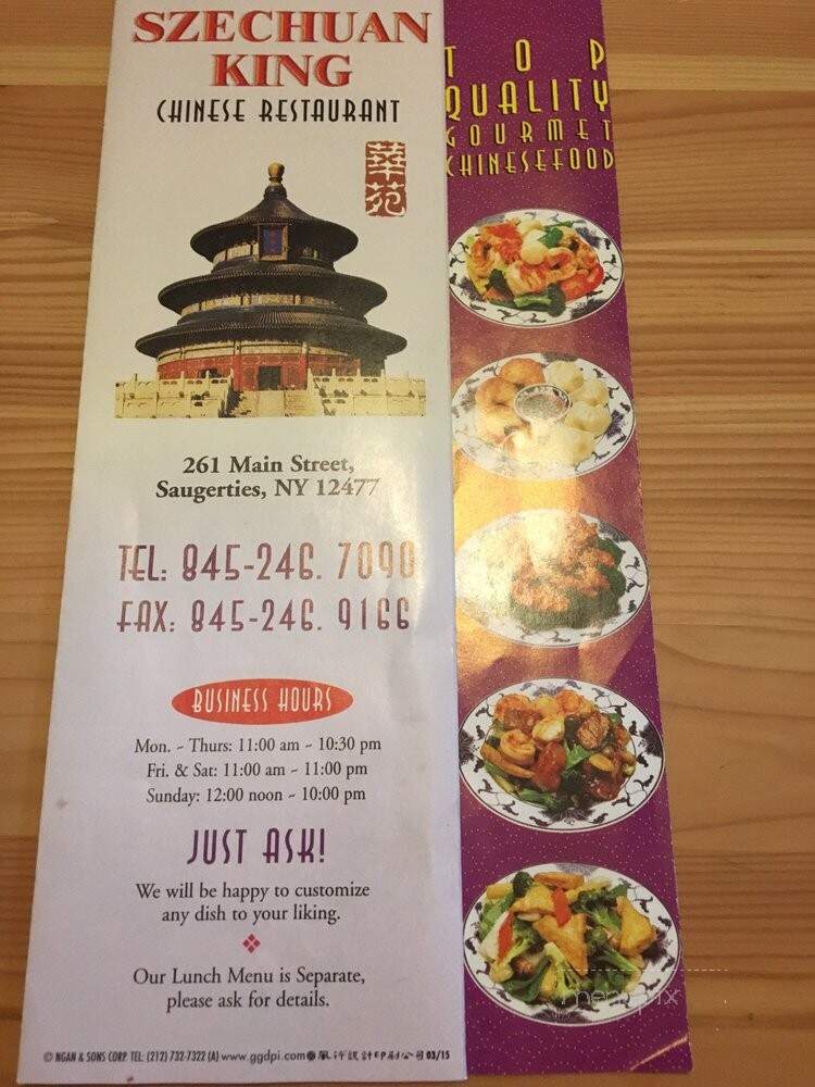 Szechuan King - Saugerties, NY