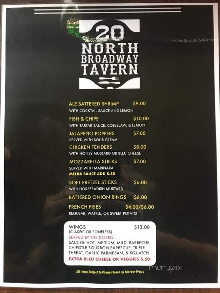 20 North Broadway Tavern - Schenectady, NY