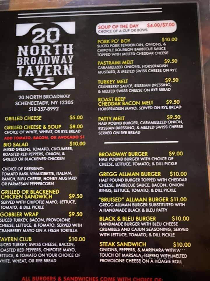 20 North Broadway Tavern - Schenectady, NY