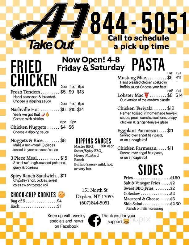 A1 Pizzeria and Family Restaurant - Dryden, NY