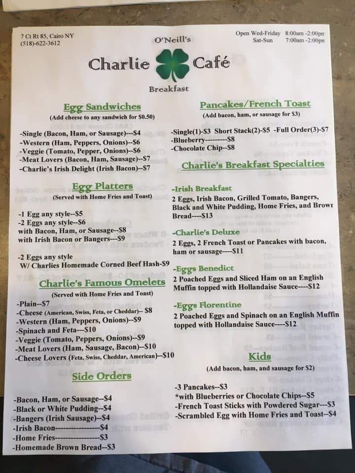 O'Neill's Cafe - Cairo, NY