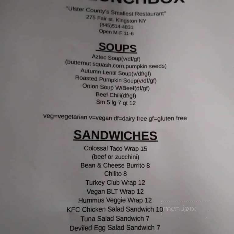 The Lunchbox - Kingston, NY