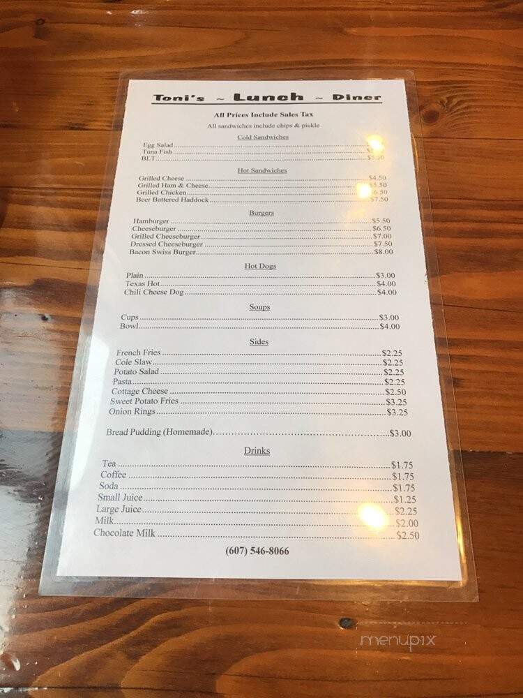 Toni's Diner - Hector, NY