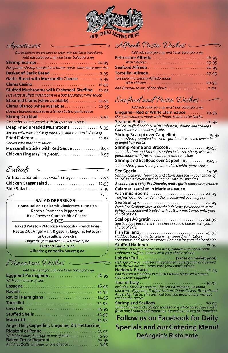 De Angelo's Ristorante - Schenectady, NY