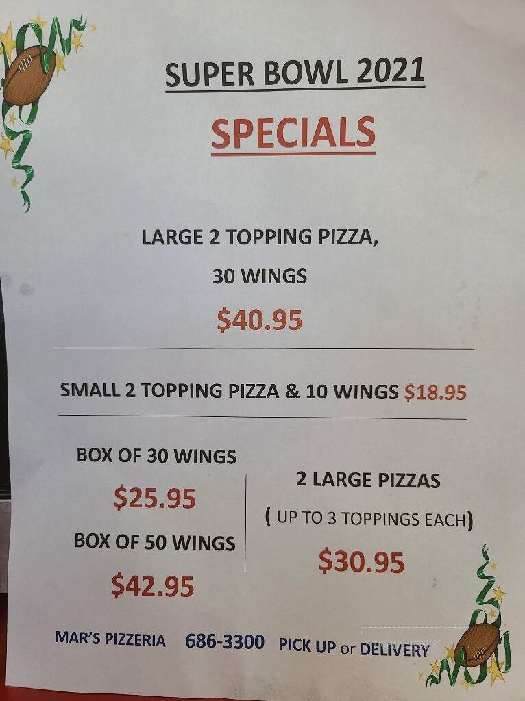 Mar's Pizza - Clayton, NY