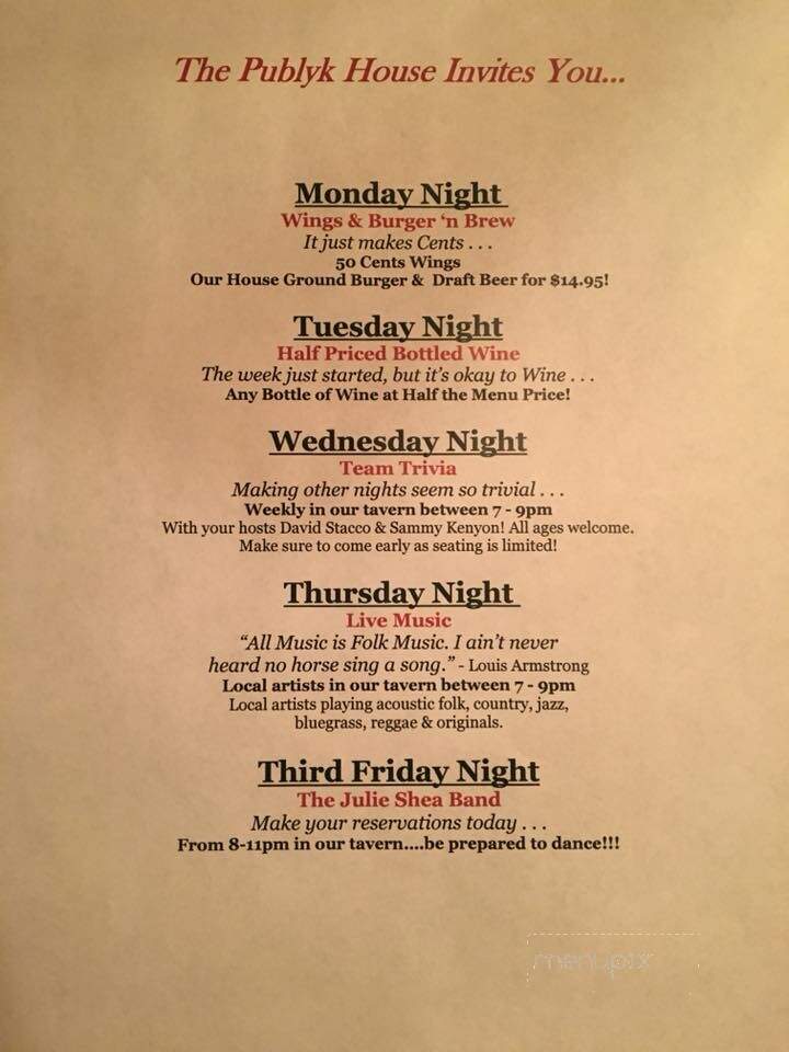 Publyk House - Bennington, VT