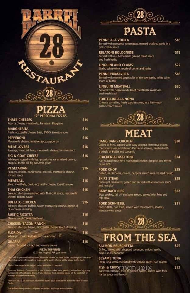 Barrel 28 Restaurant - Florida, NY