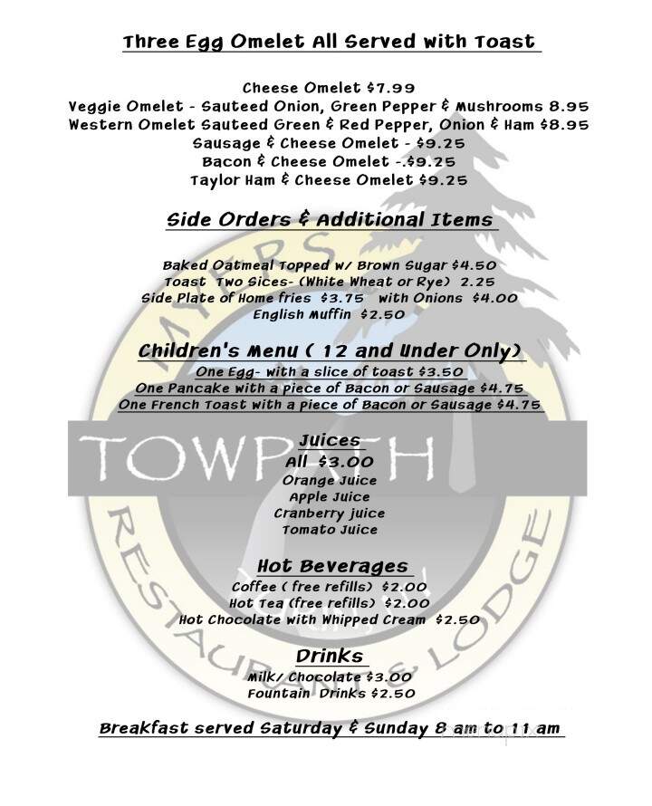 Towpath Restaurant & Lodge - Turin, NY