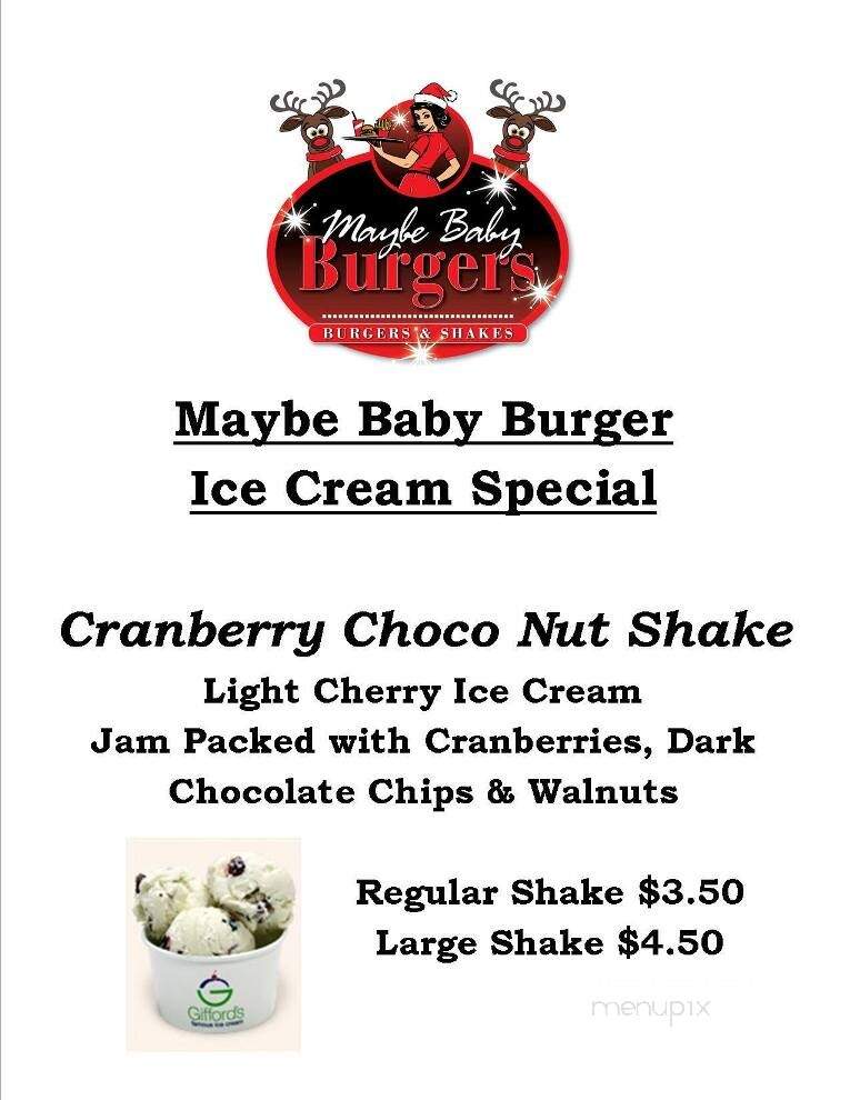 Maybe Baby Burgers - Bath, NY