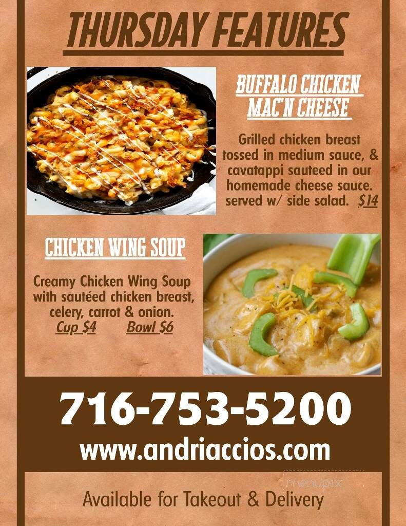 Andriaccio's Family Restaurant - Mayville, NY