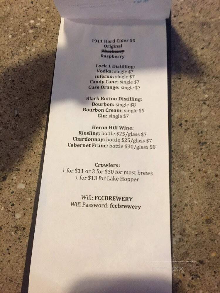 Fulton Chain Craft Brewery - Old Forge, NY