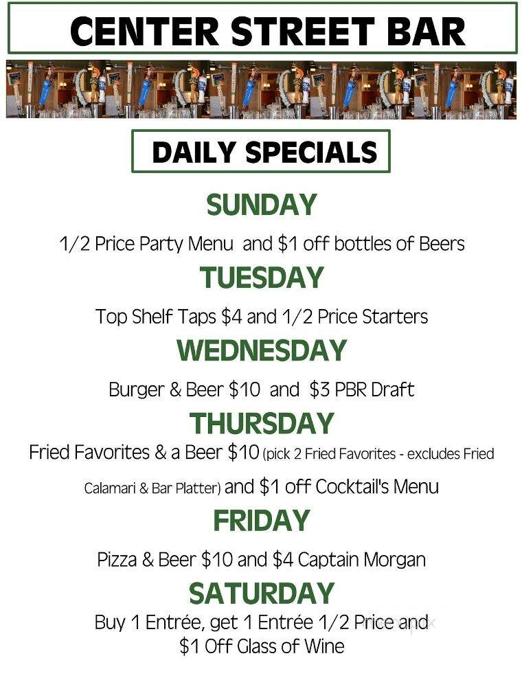 Center Street Bar - Brandon, VT