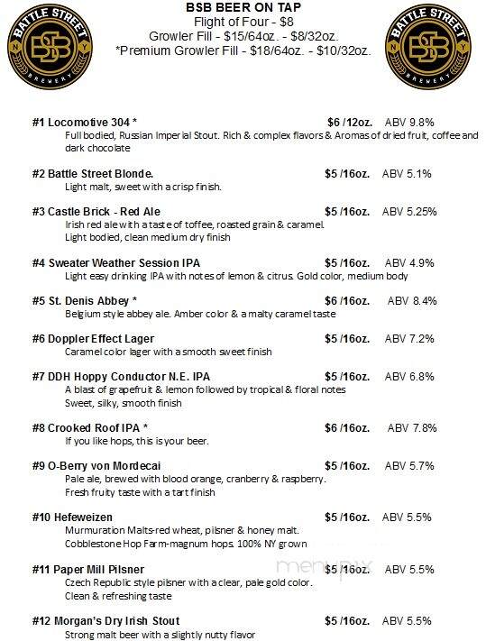 Battle Street Brewery - Dansville, NY