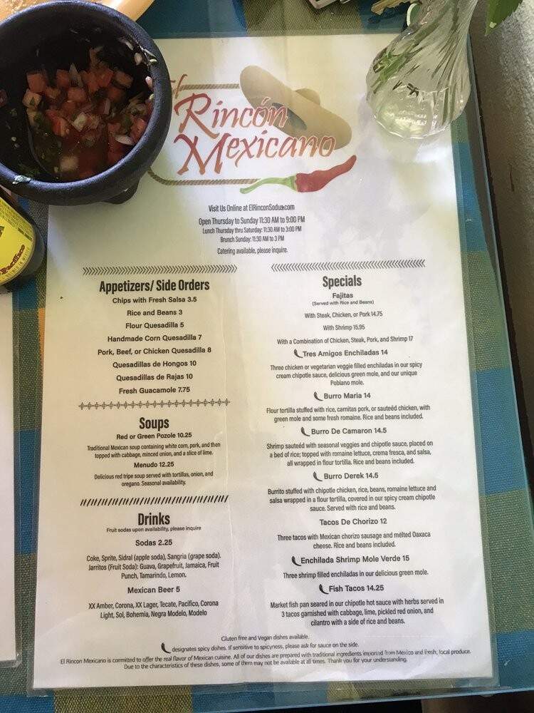 El Rincon Mexicano - Sodus, NY