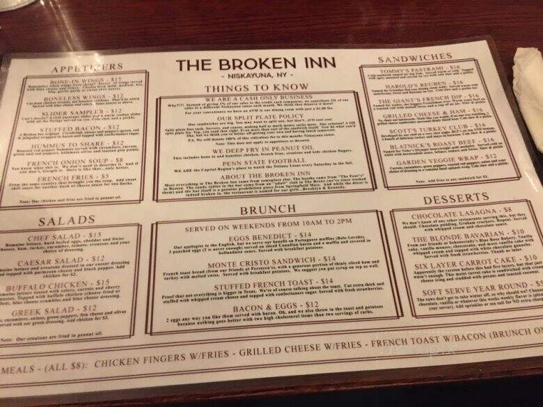 The Broken Inn - Niskayuna, NY