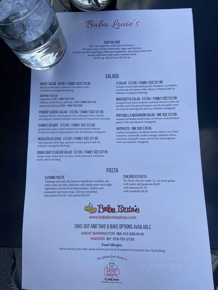 Baba Louie's Restaurant - Hudson, NY