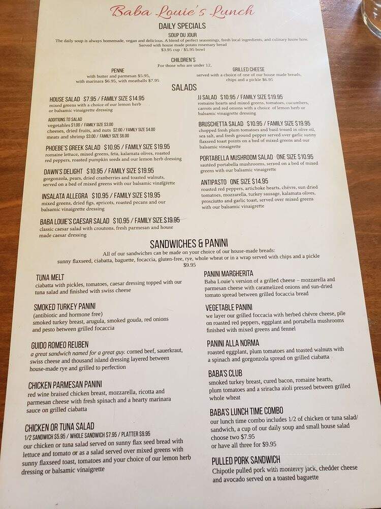 Baba Louie's Restaurant - Hudson, NY