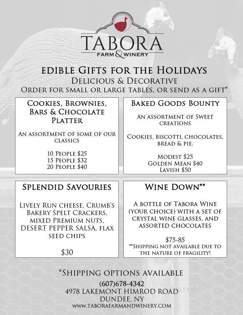 Tabora Farm & Winery - Dundee, NY