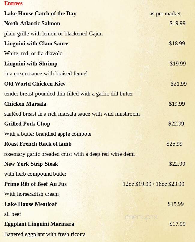 The Lake House Restaurant - Richfield Springs, NY